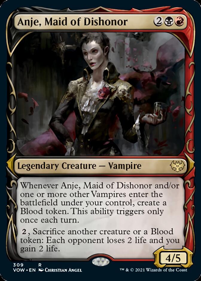 Anje, Maid of Dishonor (Showcase Fang Frame) [Innistrad: Crimson Vow] | Mega City Incorporated