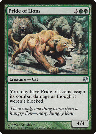 Pride of Lions [Duel Decks: Ajani vs. Nicol Bolas] | Mega City Incorporated