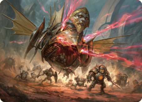 Liberator, Urza's Battlethopter Art Card [The Brothers' War Art Series] | Mega City Incorporated