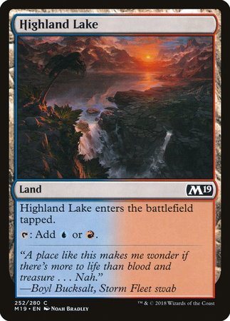 Highland Lake [Core Set 2019] | Mega City Incorporated