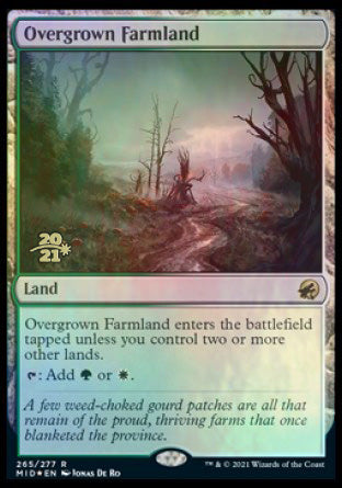 Overgrown Farmland [Innistrad: Midnight Hunt Prerelease Promos] | Mega City Incorporated