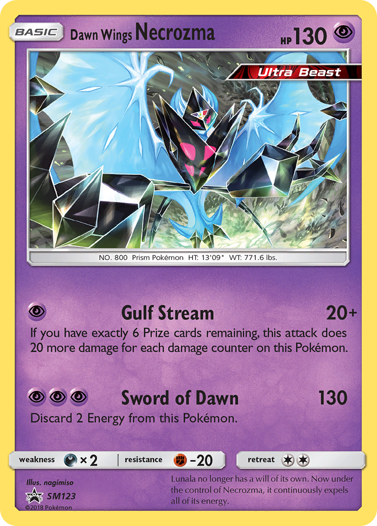 Dawn Wings Necrozma (SM123) [Sun & Moon: Black Star Promos] | Mega City Incorporated