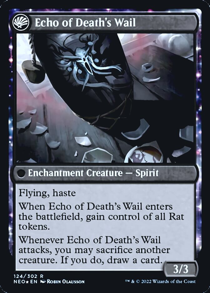 Tribute to Horobi // Echo of Death's Wail [Kamigawa: Neon Dynasty Prerelease Promos] | Mega City Incorporated