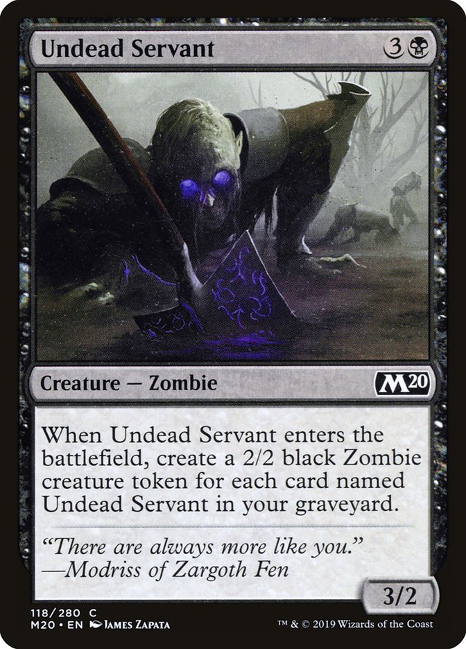 Undead Servant [Core Set 2020] | Mega City Incorporated