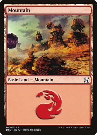 Mountain (75) [Duel Decks: Elves vs. Inventors] | Mega City Incorporated