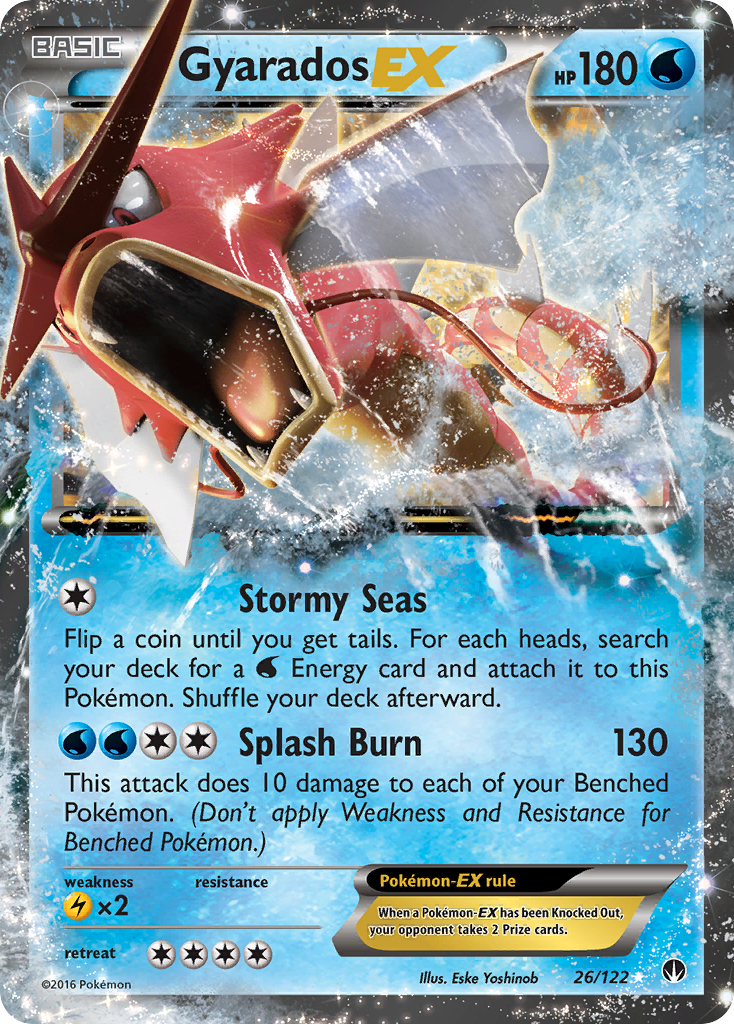 Gyarados EX (26/122) [XY: BREAKpoint] | Mega City Incorporated