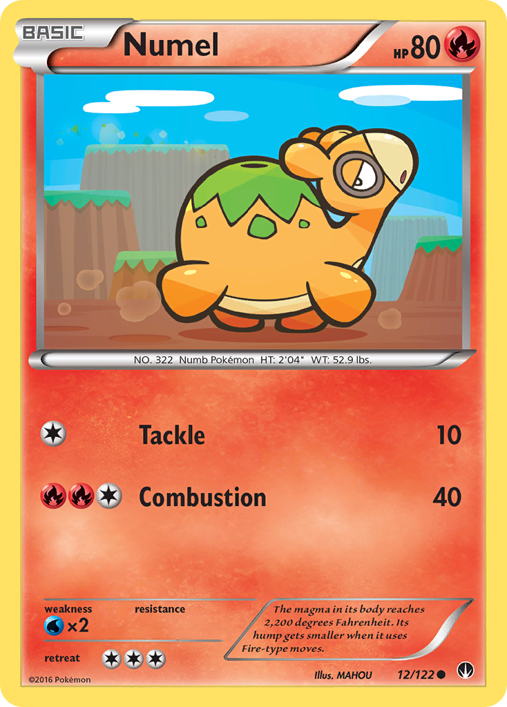 Numel (12/122) [XY: BREAKpoint] | Mega City Incorporated