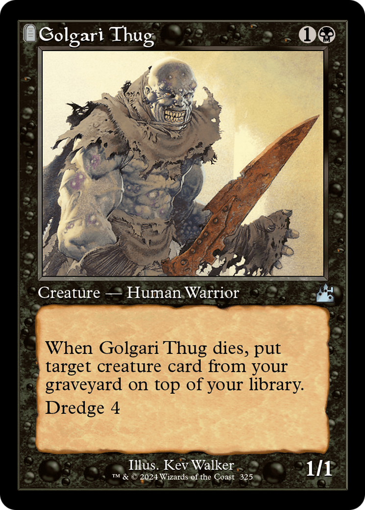 Golgari Thug (Retro Frame) [Ravnica Remastered] | Mega City Incorporated