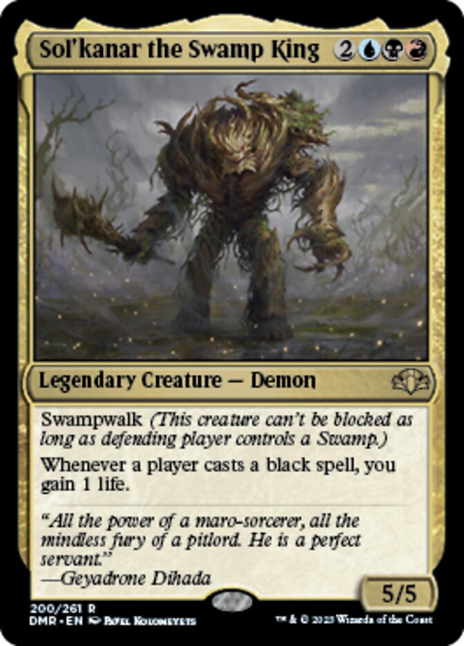 Sol'kanar the Swamp King [Dominaria Remastered] | Mega City Incorporated