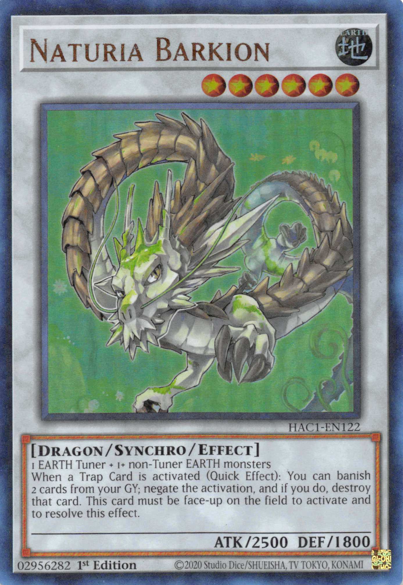 Naturia Barkion (Duel Terminal) [HAC1-EN122] Parallel Rare | Mega City Incorporated