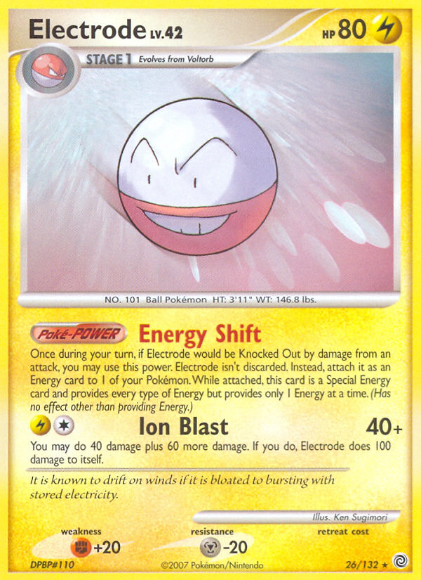 Electrode (26/132) [Diamond & Pearl: Secret Wonders] | Mega City Incorporated