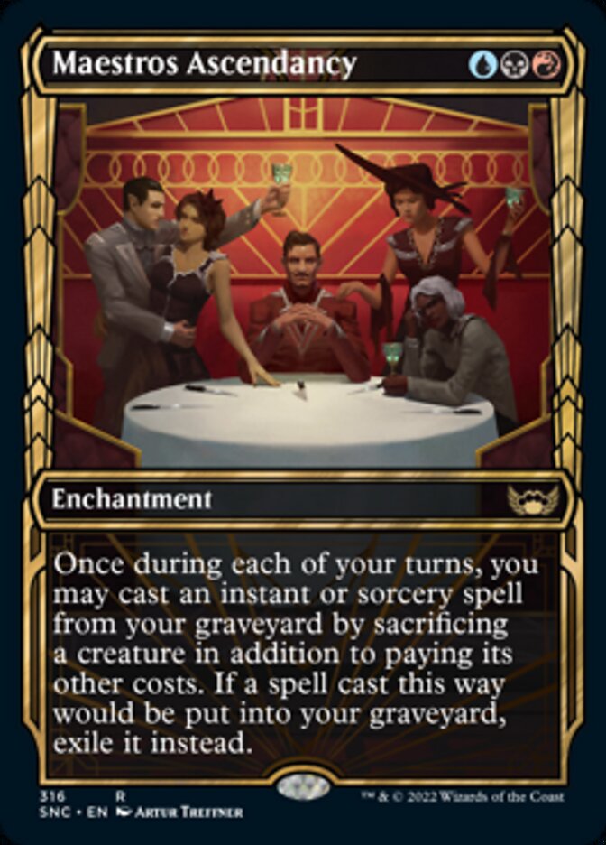 Maestros Ascendancy (Showcase Golden Age) [Streets of New Capenna] | Mega City Incorporated