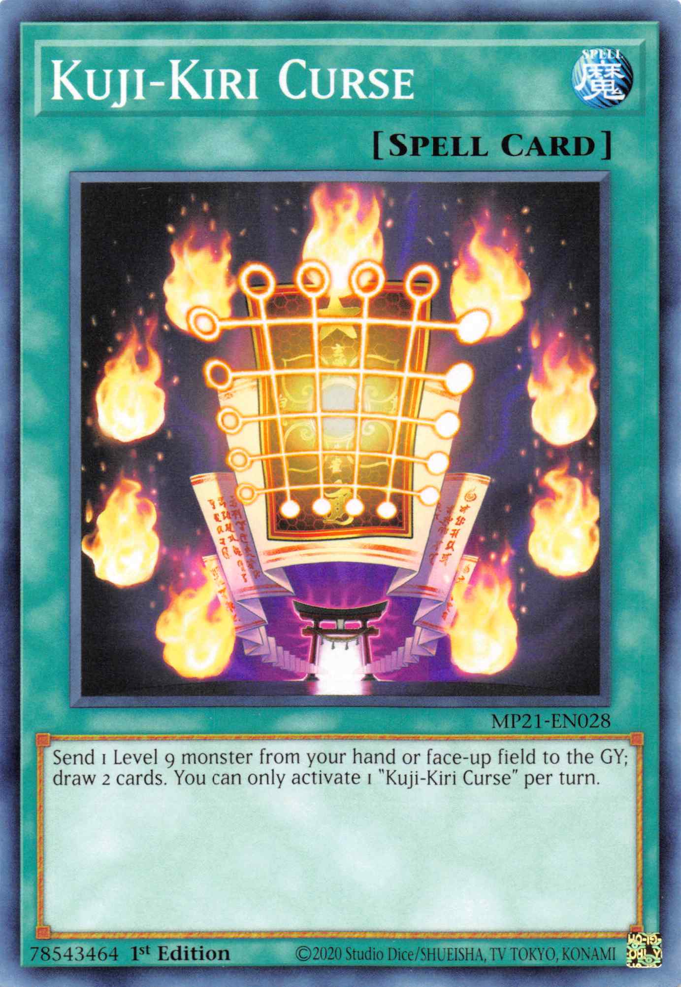 Kuji-Kiri Curse [MP21-EN028] Common | Mega City Incorporated