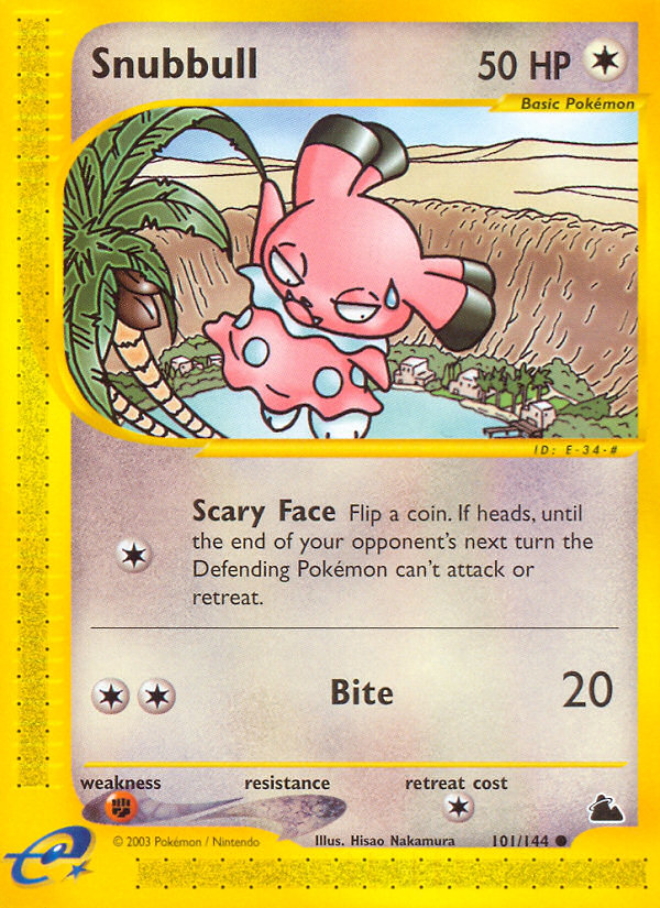 Snubbull (101/144) [Skyridge] | Mega City Incorporated