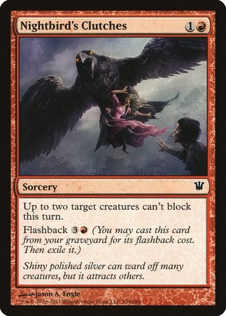 Nightbird's Clutches [Innistrad] | Mega City Incorporated