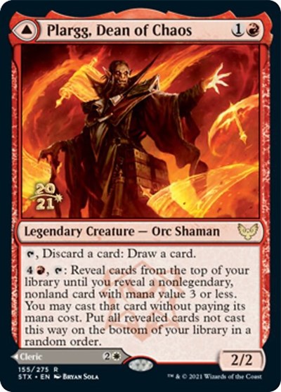 Plargg, Dean of Chaos // Augusta, Dean of Order [Strixhaven: School of Mages Prerelease Promos] | Mega City Incorporated