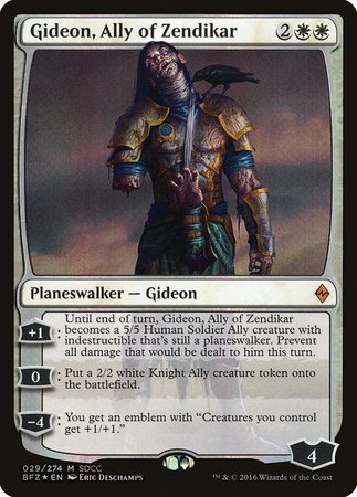 Gideon, Ally of Zendikar SDCC 2016 EXCLUSIVE [San Diego Comic-Con 2016] | Mega City Incorporated