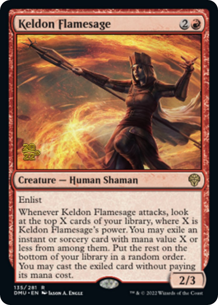 Keldon Flamesage [Dominaria United Prerelease Promos] | Mega City Incorporated