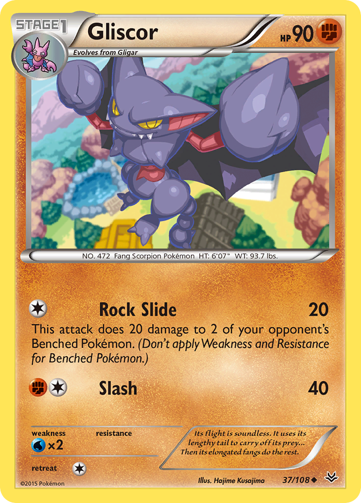 Gliscor (37/108) [XY: Roaring Skies] | Mega City Incorporated