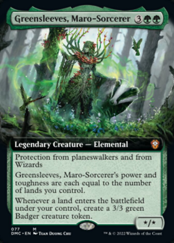 Greensleeves, Maro-Sorcerer (Extended Art) [Dominaria United Commander] | Mega City Incorporated