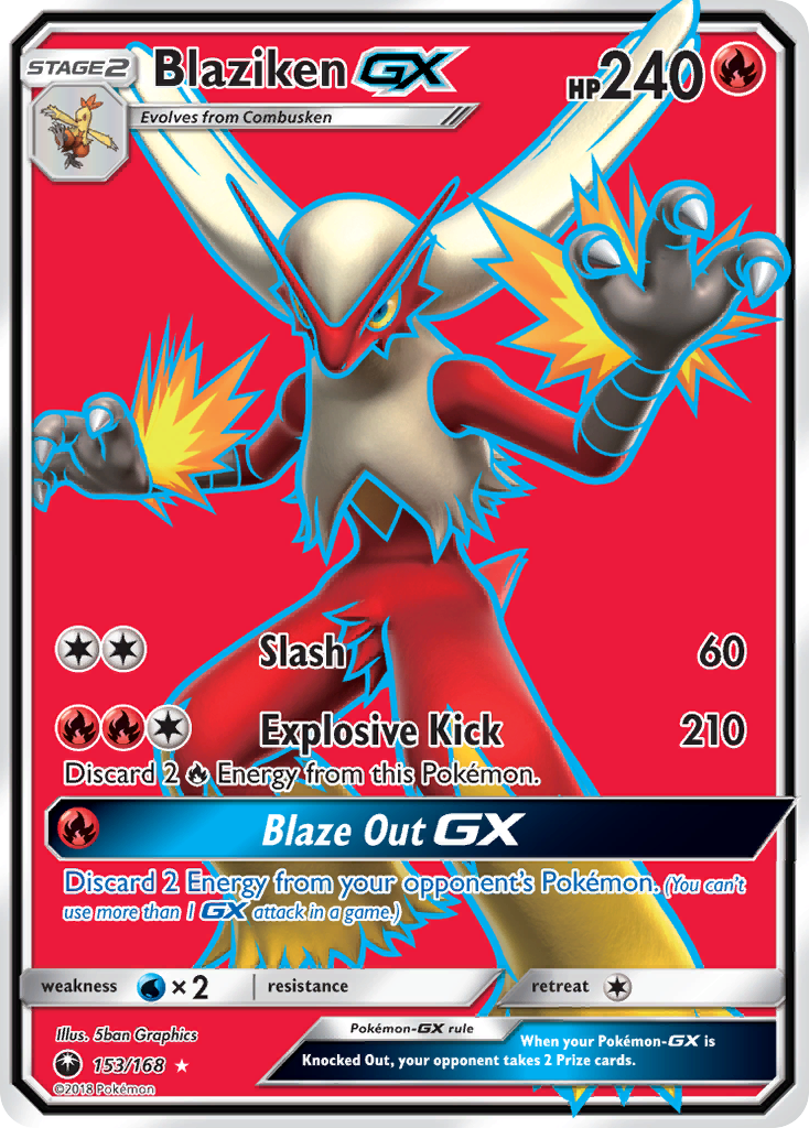 Blaziken GX (153/168) [Sun & Moon: Celestial Storm] | Mega City Incorporated