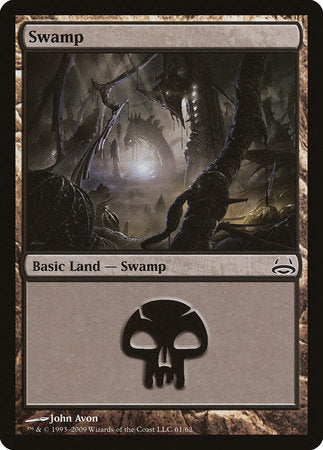 Swamp (61) [Duel Decks: Divine vs. Demonic] | Mega City Incorporated