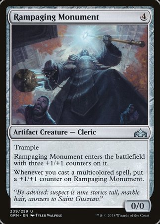 Rampaging Monument [Guilds of Ravnica] | Mega City Incorporated