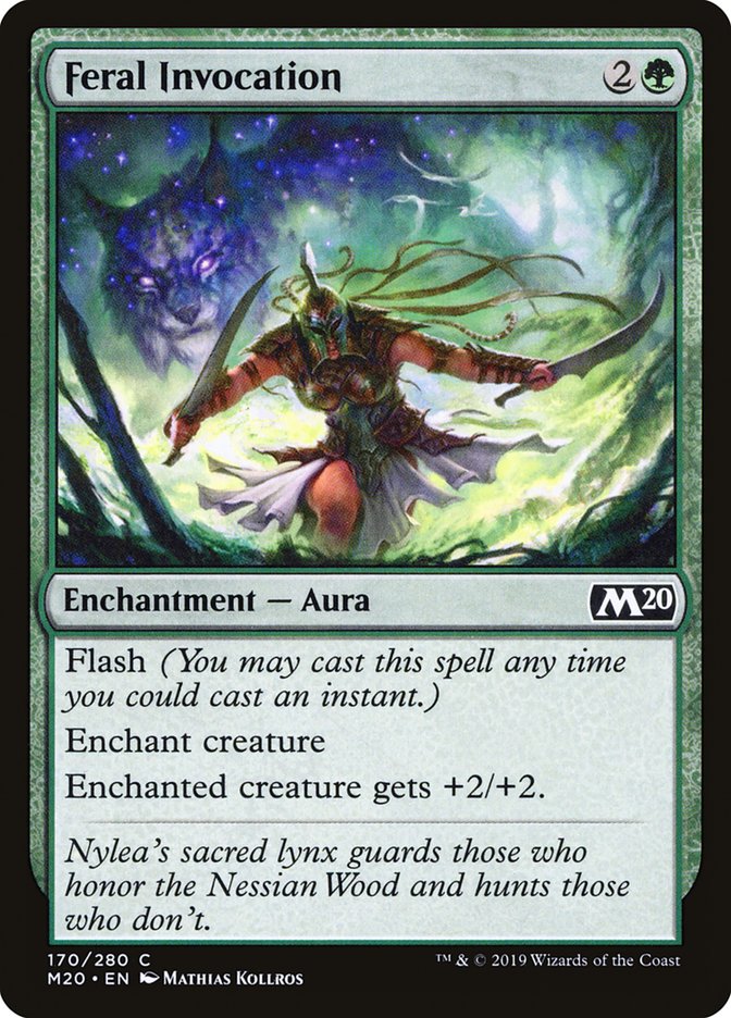 Feral Invocation [Core Set 2020] | Mega City Incorporated