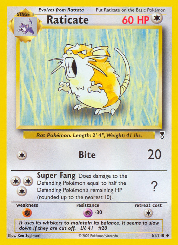 Raticate (61/110) [Legendary Collection] | Mega City Incorporated