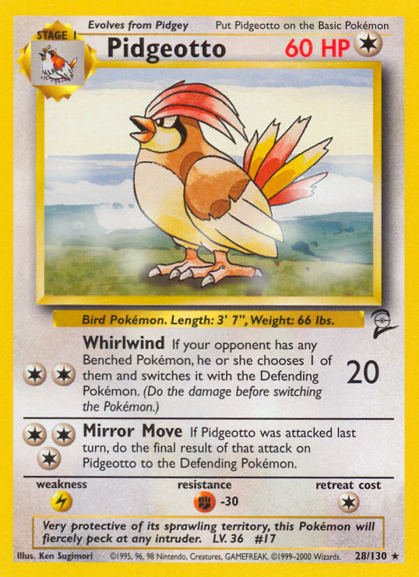 Pidgeotto (28/130) [Base Set 2] | Mega City Incorporated