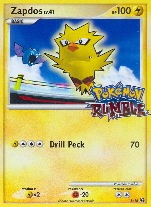 Zapdos (8/16) [Pokémon Rumble] | Mega City Incorporated