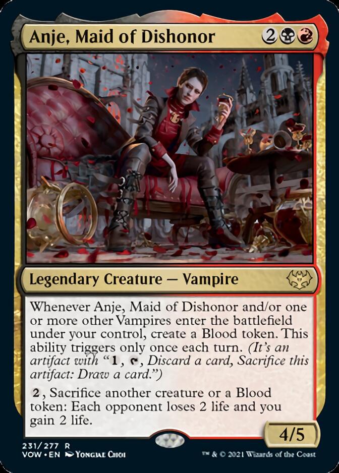 Anje, Maid of Dishonor [Innistrad: Crimson Vow] | Mega City Incorporated