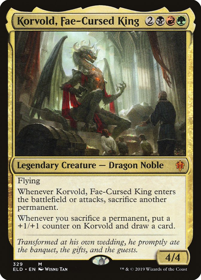 Korvold, Fae-Cursed King [Throne of Eldraine] | Mega City Incorporated