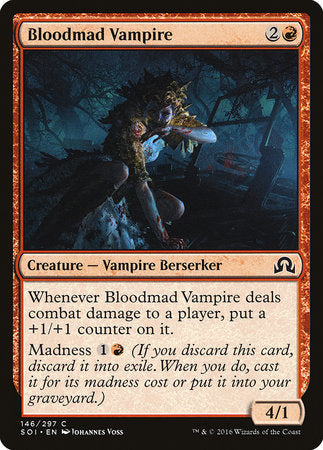 Bloodmad Vampire [Shadows over Innistrad] | Mega City Incorporated