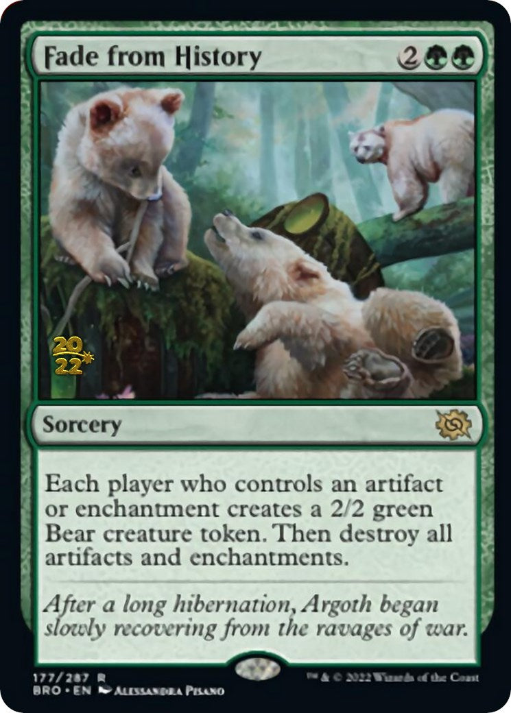 Fade from History [The Brothers' War: Prerelease Promos] | Mega City Incorporated