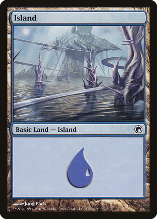 Island (235) [Scars of Mirrodin] | Mega City Incorporated