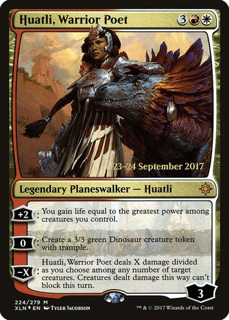 Huatli, Warrior Poet [Ixalan Promos] | Mega City Incorporated