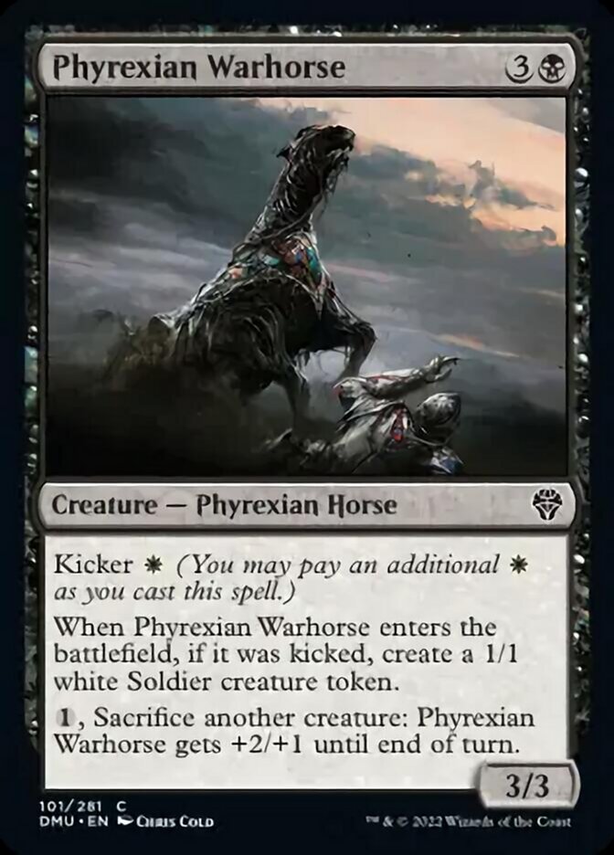 Phyrexian Warhorse [Dominaria United] | Mega City Incorporated