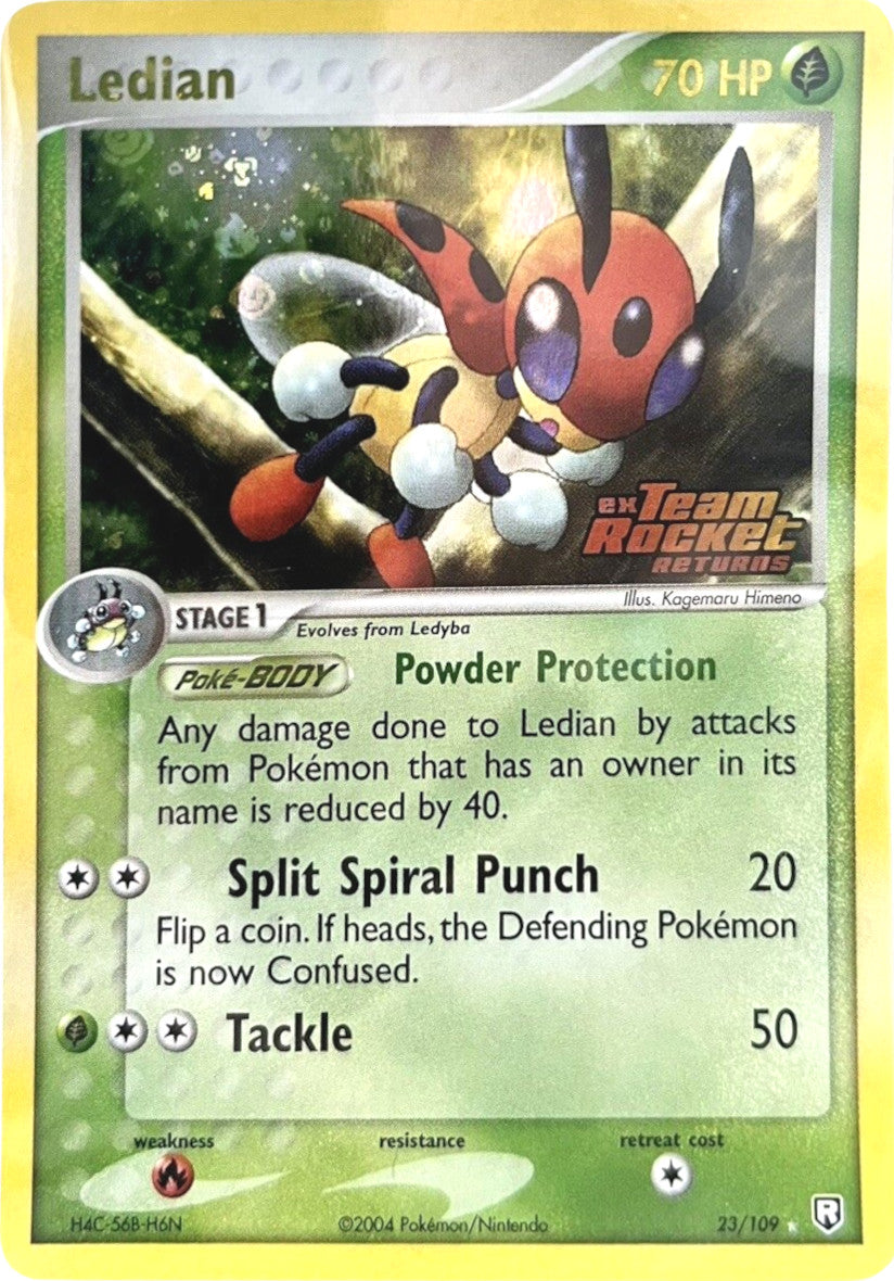 Ledian (23/109) (Stamped) [EX: Team Rocket Returns] | Mega City Incorporated