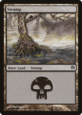 Swamp (34) [Duel Decks: Phyrexia vs. the Coalition] | Mega City Incorporated