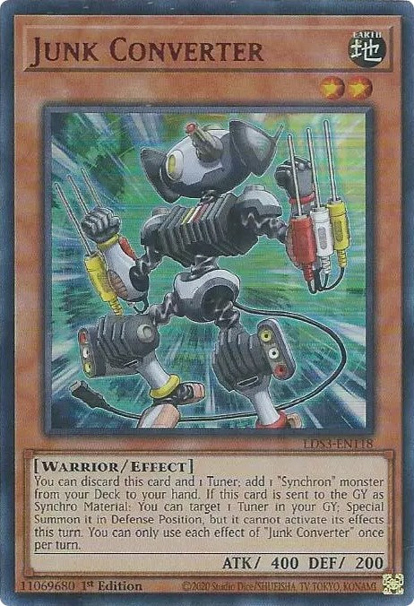 Junk Converter (Red) [LDS3-EN118] Ultra Rare | Mega City Incorporated