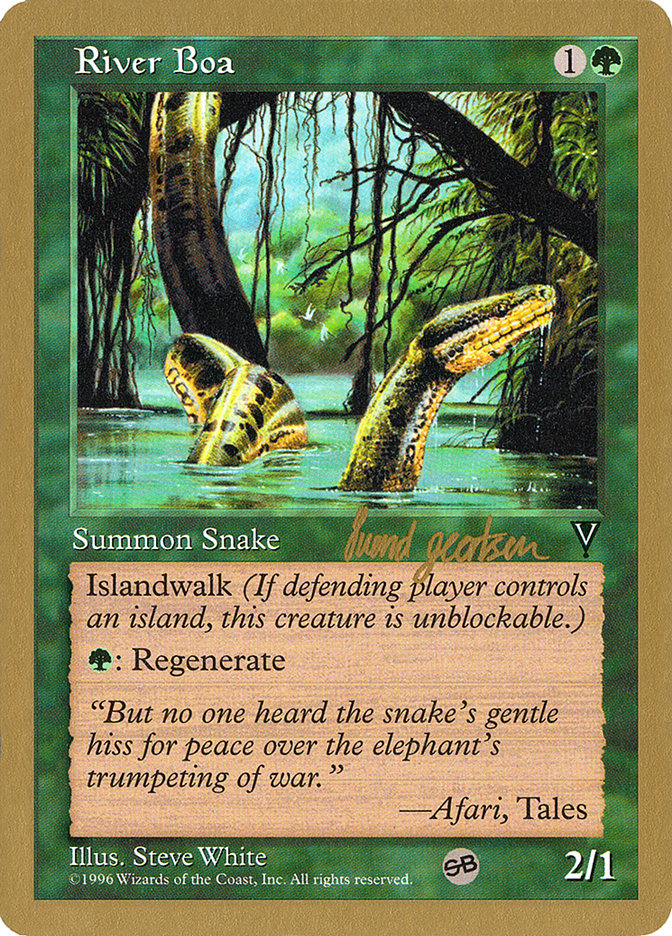 River Boa (Svend Geertsen) (SB) [World Championship Decks 1997] | Mega City Incorporated