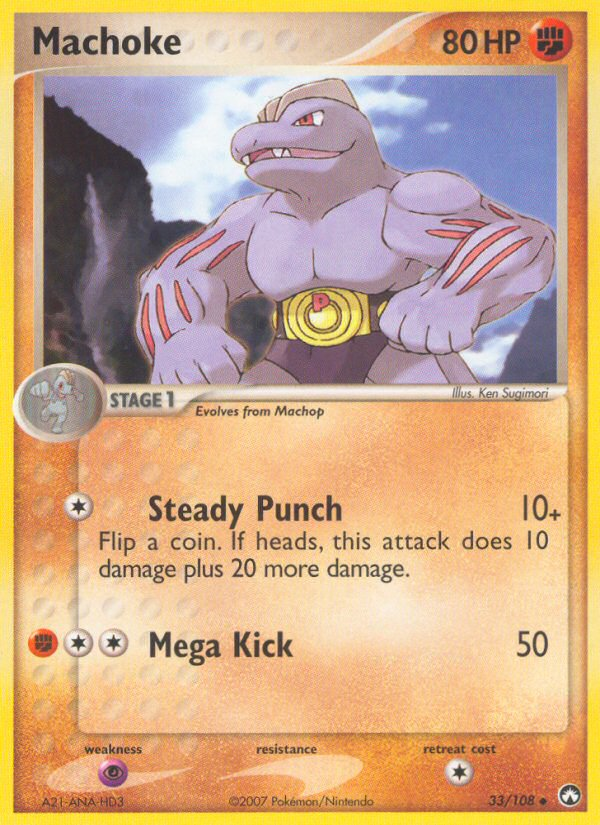 Machoke (33/108) [EX: Power Keepers] | Mega City Incorporated