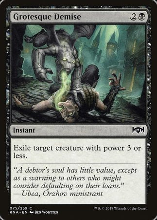 Grotesque Demise [Ravnica Allegiance] | Mega City Incorporated