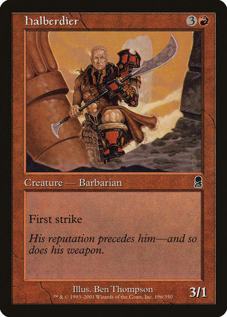 Halberdier [Odyssey] | Mega City Incorporated