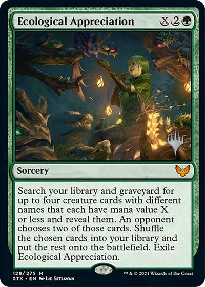 Ecological Appreciation (Promo Pack) [Strixhaven: School of Mages Promos] | Mega City Incorporated