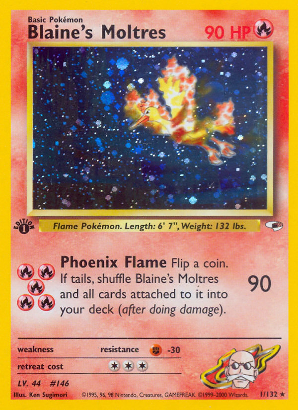 Blaine's Moltres (1/132) [Gym Heroes 1st Edition] | Mega City Incorporated