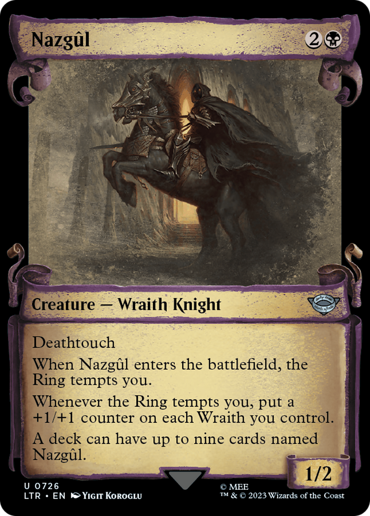 Nazgul (0726) [The Lord of the Rings: Tales of Middle-Earth Showcase Scrolls] | Mega City Incorporated