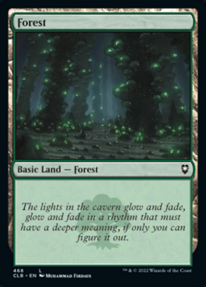 Forest (468) [Commander Legends: Battle for Baldur's Gate] | Mega City Incorporated