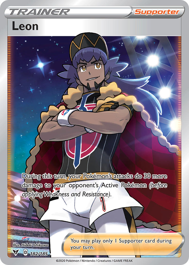 Leon (182/185) [Sword & Shield: Vivid Voltage] | Mega City Incorporated